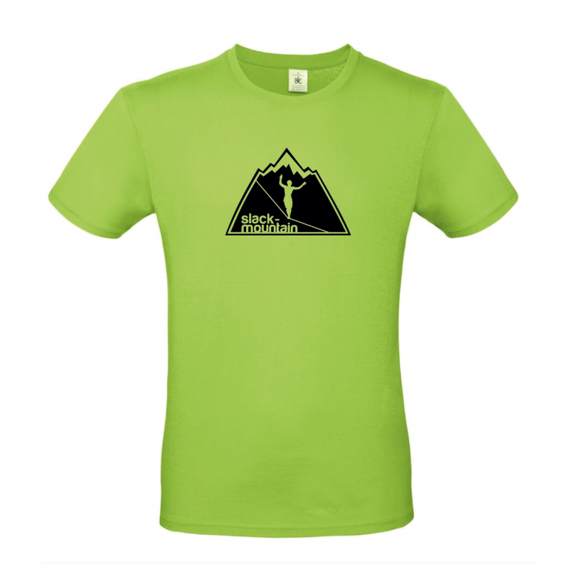 Tee-shirt Slack Mountain Vert pomme | Slackline | Slack Mountain